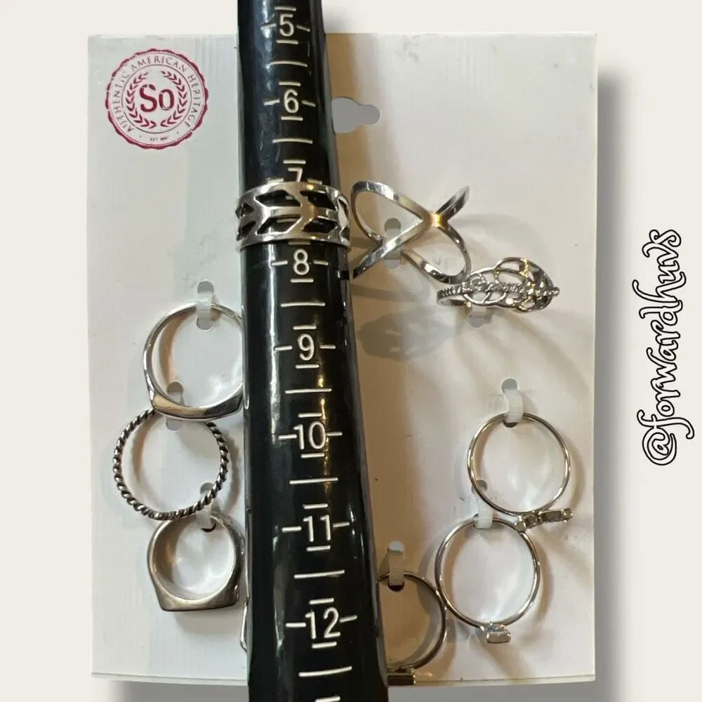 Bundle Sale 3 for $15 | 10 Rings | Authentic American Heritage | Size 7.5